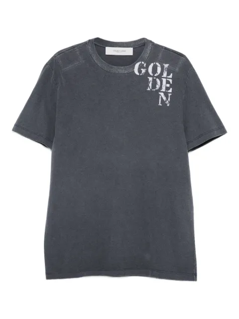 Golden Goose graphic-print cotton T-shirt Blue GMP01220P002136