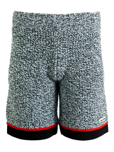 Casablanca textured-trim shorts Green MPF25KW1009