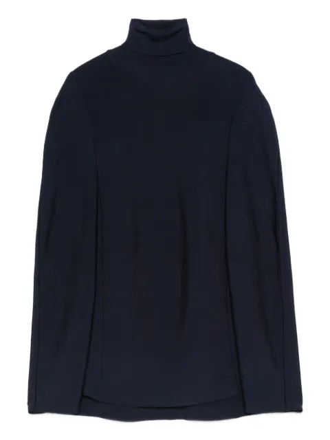Jil Sander Pre-Owned 2000s turtleneck knitted blouse Blue JS250UD
