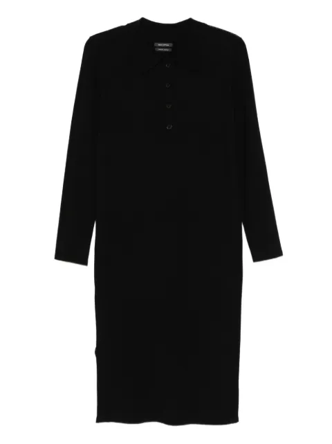 Marc O'Polo three-quarter sleeve polo dress Black 101518367007