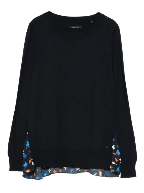Marc O'Polo floral-print sweater Blue 1511460473