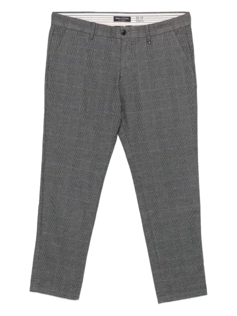Marc O'Polo check-print trousers Grey M29035410160