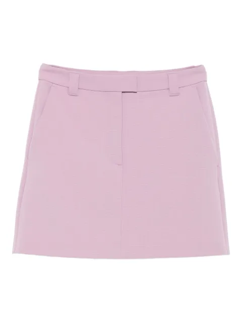 Marc O'Polo flat-front A-line mini skirt Purple 209025120273