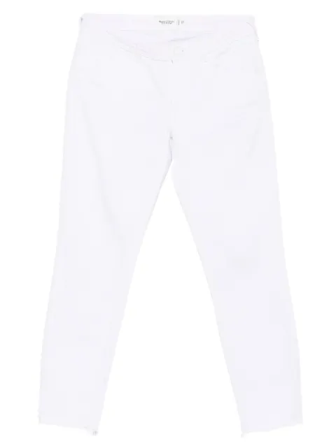 Marc O'Polo frayed-hem trousers White M42911912321