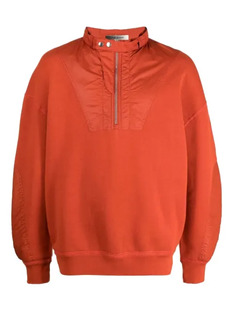 MARANT half-zip panelled sweatshirt Red SX047734H024J