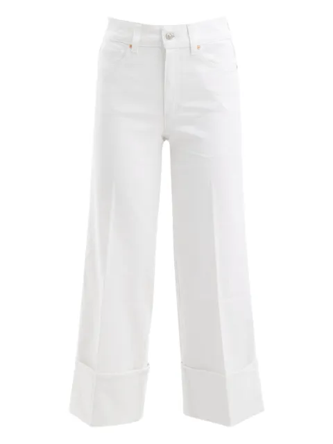 PAIGE cotton-blend jeans White 1B852084247
