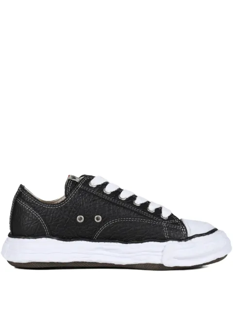 Maison MIHARA YASUHIRO Peterson textured lace-up sneakers Black A15FW723