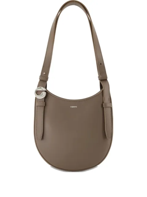 Coperni belt-detail half-moon shoulder bag Brown COPBA97F6004