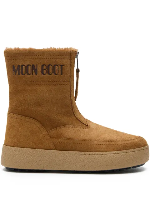 Moon Boot zip-front suede boots Brown 80D2450250