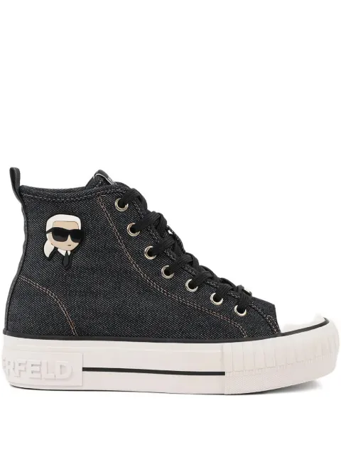 Karl Lagerfeld KAMPUS MAX NFT platform sneakers Blue KL60444DDAA