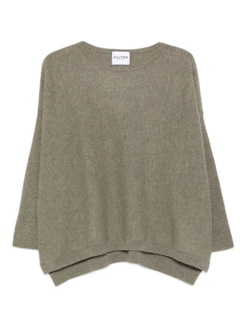 kujten round-neck cashmere jumper Green F2482JESSY