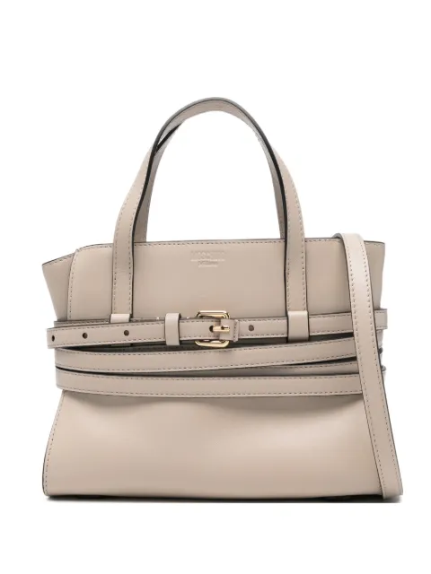 Moschino belted leather tote bag Neutrals MC4012PPNOA0
