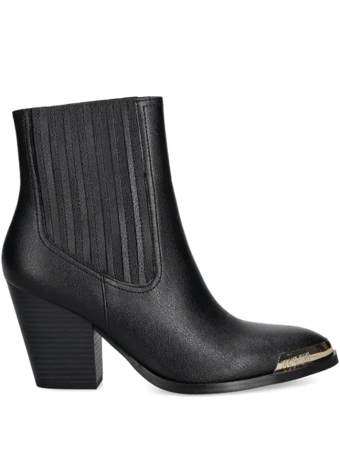 Versace Jeans Couture 85mm pointed-toe logo-detail boots Black 79VA3S26ZPB68899