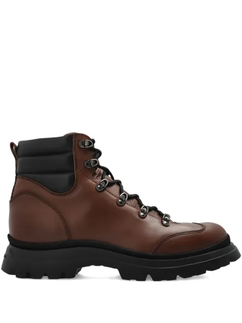 Hogan lace-up padded-ankle hiking boots Brown HXM6920FT10UJE