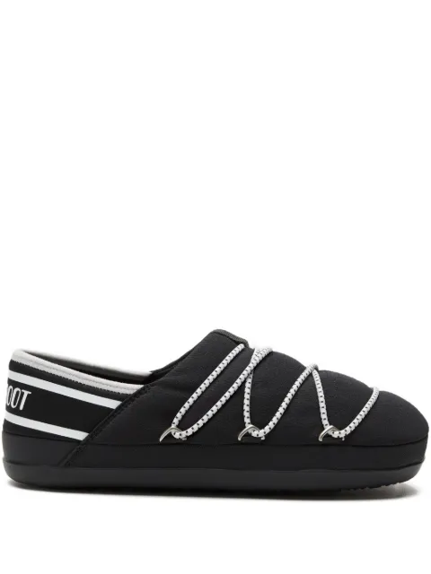 Moon Boot Icon embellished slippers Black 80D2410030