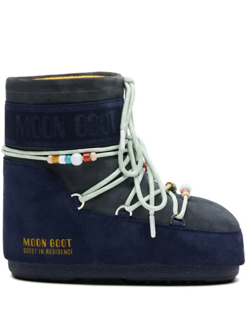 Moon Boot x Guest In Residence Icon beaded suede boots Blue 80D1409730