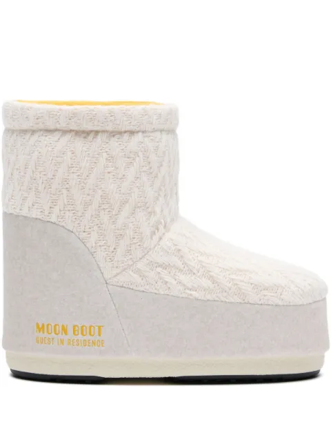 Moon Boot x Guest In Residence Icon knit boots White 80D1409750