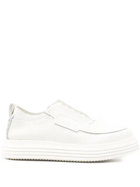 The Antipode leather platform sneakers White PAUL583097