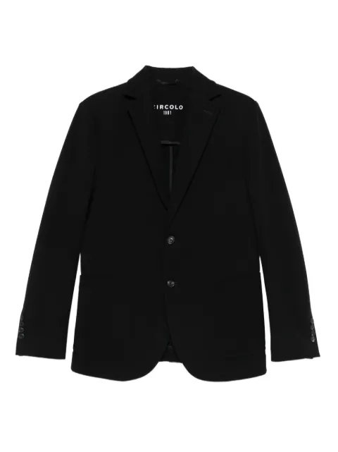 Circolo 1901 two-button patch-pocket blazer Black CN4925