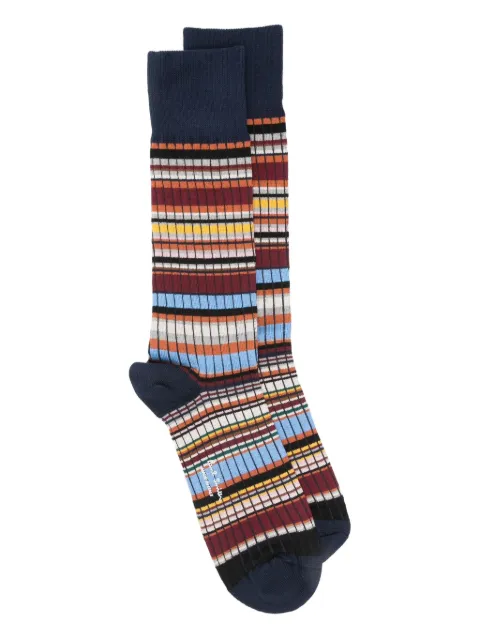 PS Paul Smith striped cotton socks Blue M1A380CIN109