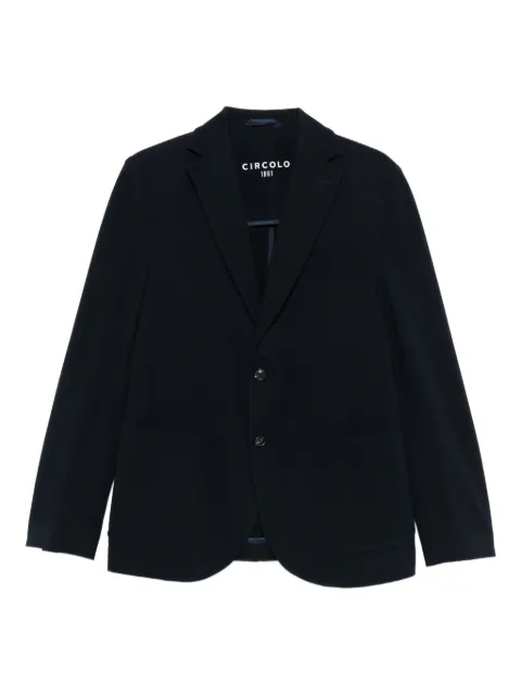 Circolo 1901 two-button patch-pocket blazer Blue CN4925