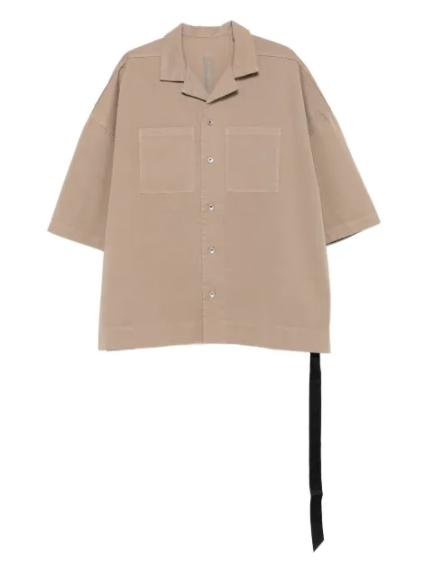 Rick Owens DRKSHDW double-pocket short-sleeve shirt Neutrals DU02E7294TW