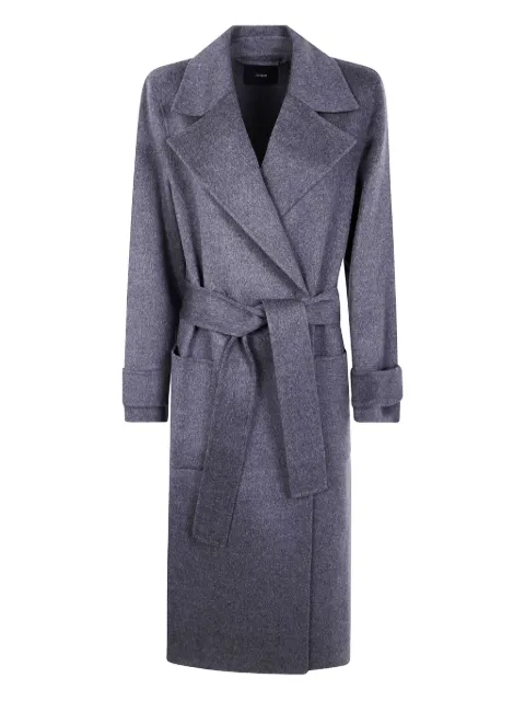 JOSEPH belted wool coat Grey JF009393