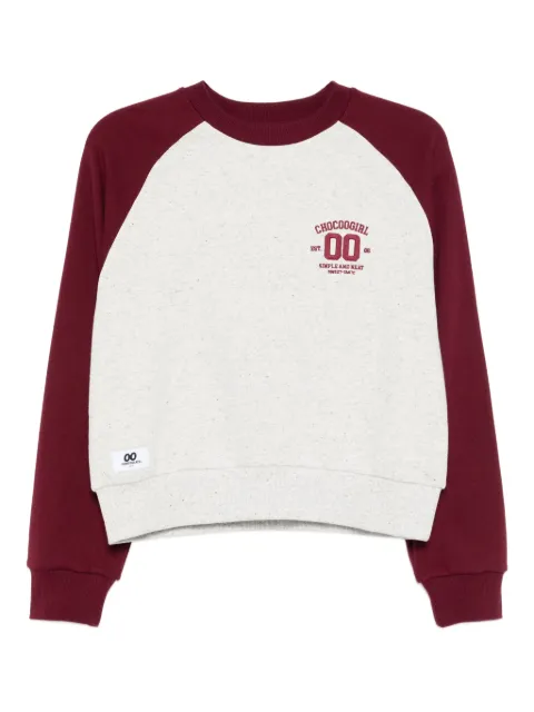 CHOCOOLATE logo-embroidered sweatshirt Grey B1XSWW00549XPGYJ
