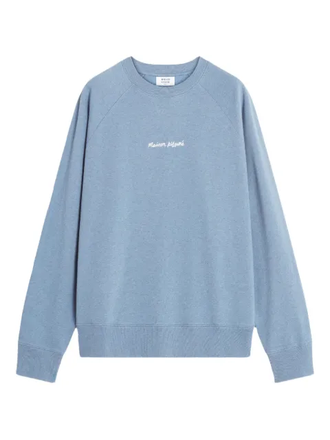 Maison Kitsuné raglan-sleeve crew-neck sweatshirt Blue OM00309KM03400331