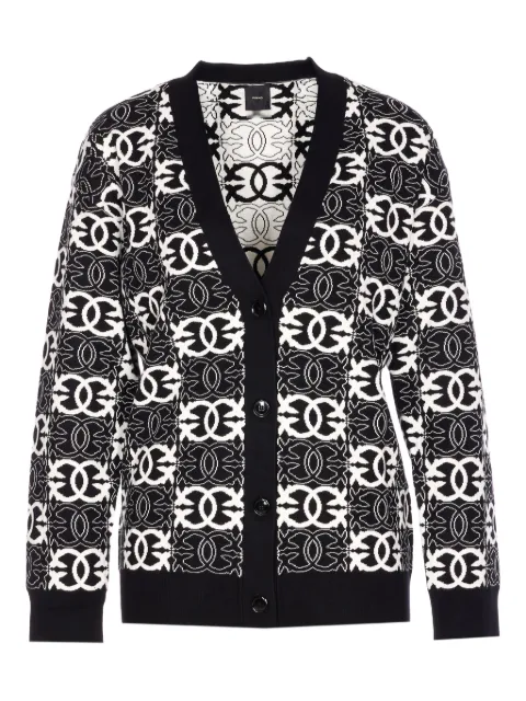 PINKO geometric-pattern cardigan Black 106042A2YD
