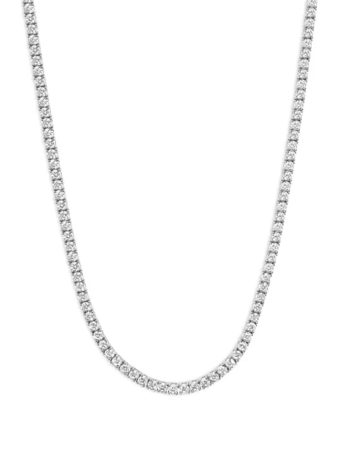 Nialaya Jewelry Tennis crystal-embellishment necklace Silver MNEC423