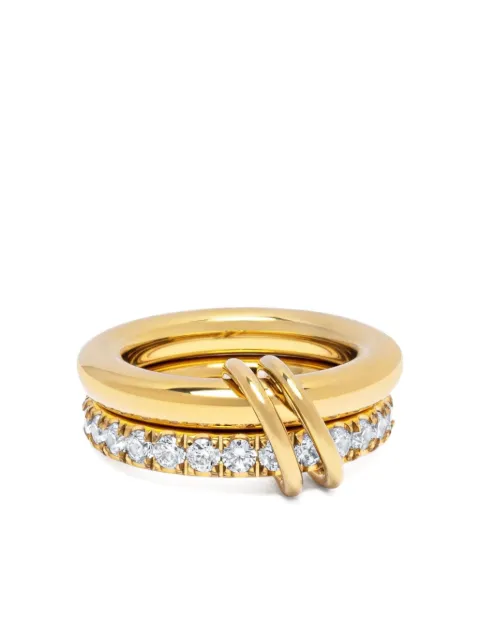 Nialaya Jewelry double-band ring Gold WRING055