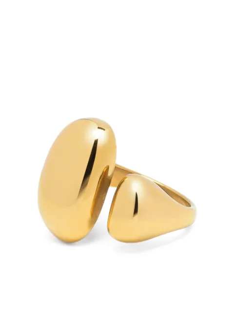 Nialaya Jewelry oval-shaped ring Gold WRING083