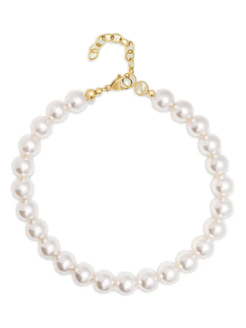 Nialaya Jewelry Chunky Pearl choker necklace White WNECK322