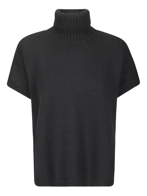 Labo Art turtleneck short-sleeve sweater Black L962FM0150076