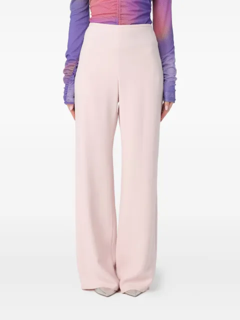 Emporio Armani flat-front trousers Pink 0NP01T02013