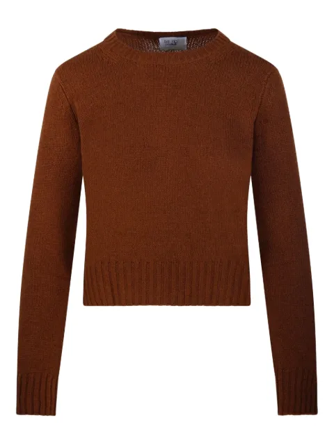 BeYou round-neck ribbed jumper Brown CD1114F5