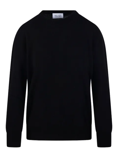 BeYou round-neck long-sleeves jumper Black CD1124F5