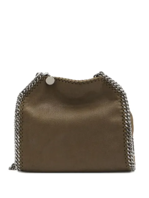 Stella McCartney mini Falabella chain-trimmed tote bag Green 371223W9132