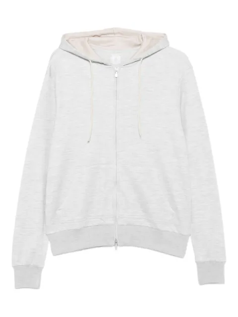 Eleventy zip-up hoodie Grey L75FELL01TES0L303