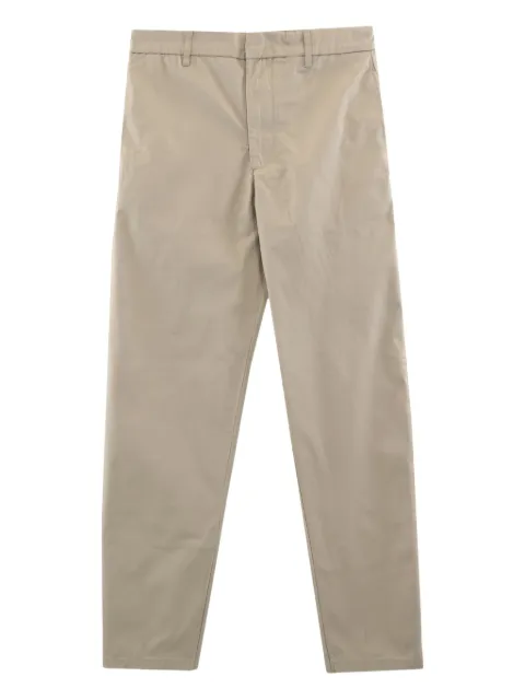 Armani Exchange logo-plaque trousers Neutrals XM000630AF13005