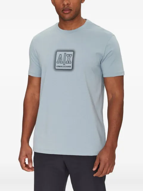 Armani Exchange logo T-shirt Blue XM000545AF10361