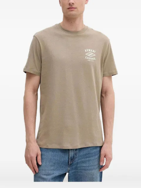 Armani Exchange logo T-shirt Brown XM000550AF10362