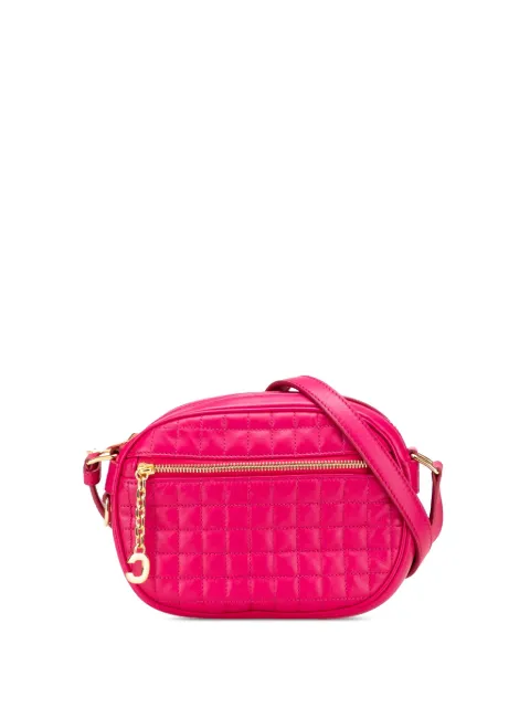 Celine Pre-Owned 2019 Quilted Calfskin C Charm crossbody bag Pink V3L6BMIO9LNWIJR2