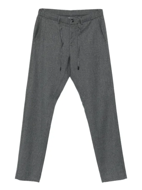 Canali drawstring wool trousers Grey V1659GAR03472