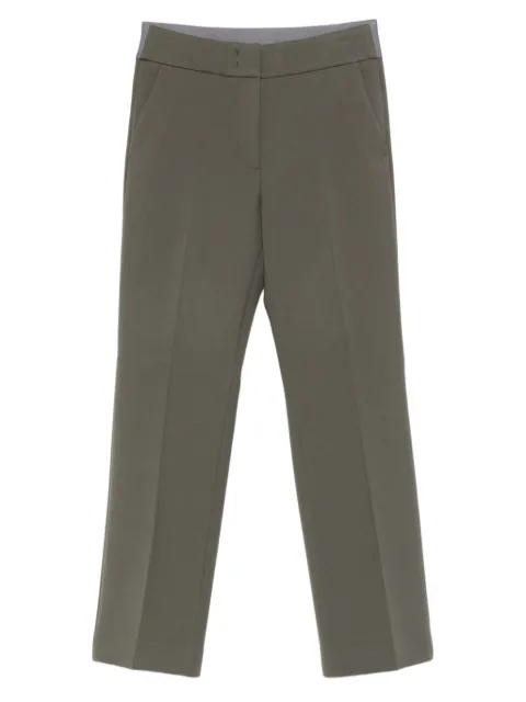 Peserico flat-front side-pocket trousers Grey M0492701934