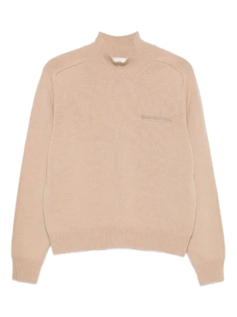 Peserico high-neck embellished sweater Neutrals S99384F079283
