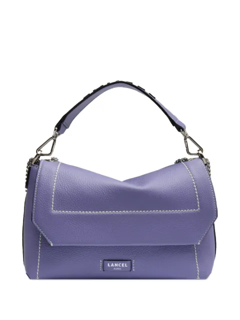 Lancel Ninon flap-detail leather satchel Blue A13783T8TU