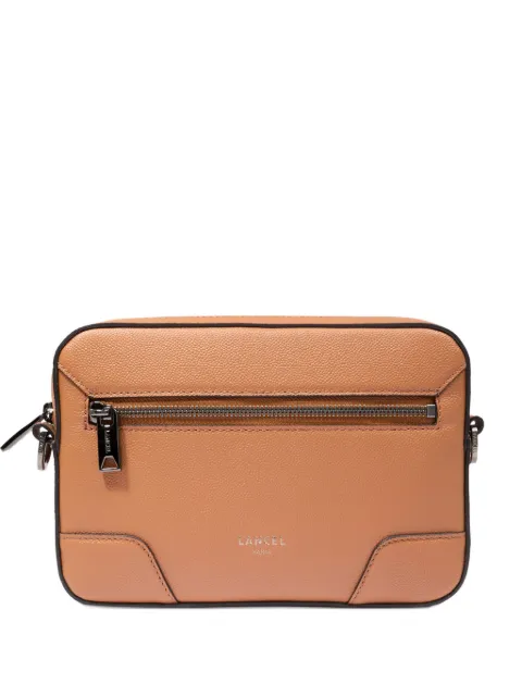 Lancel leather messenger bag Brown A1379520TU