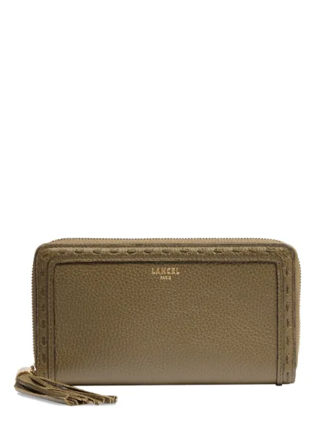 Lancel tassel zip-around wallet Green A1011144TU